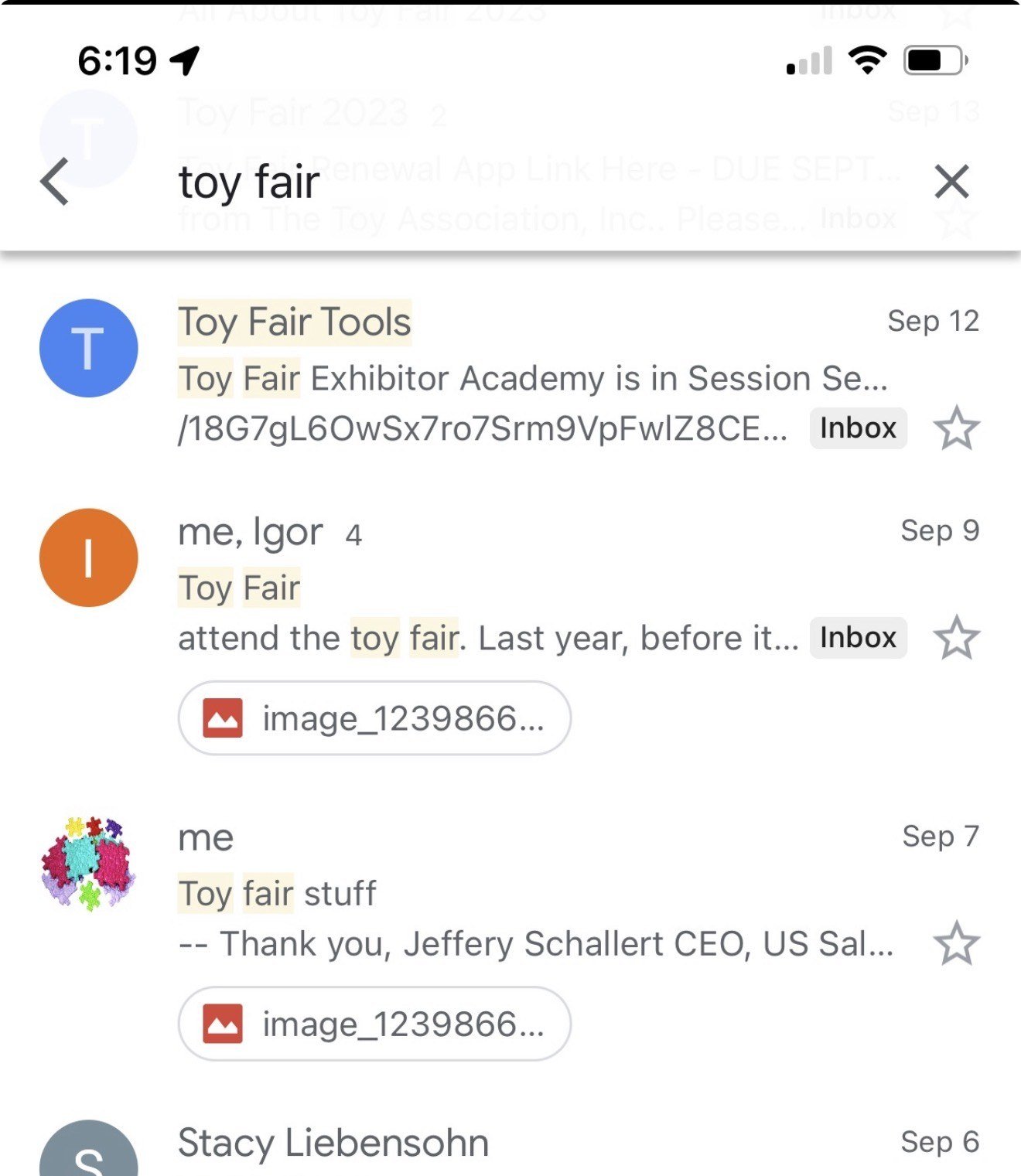 Toy Fair New York 2022 registration page showing Muffik.